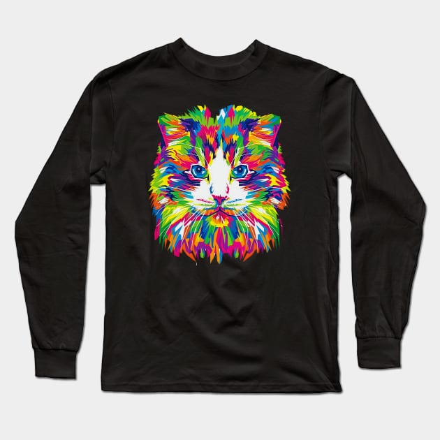 Cat Long Sleeve T-Shirt by Emart